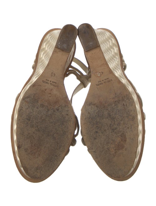 Bottega Veneta Intrecciato Weave Satin Slingback Pumps