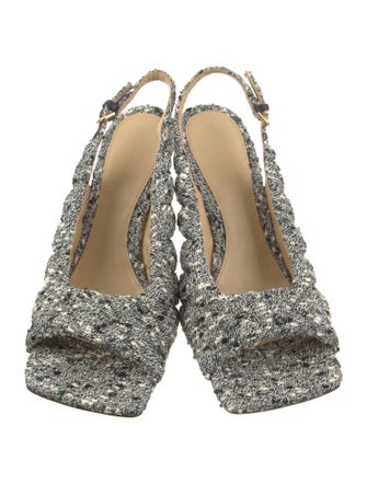 Bottega Veneta Patterned Slingback Sandals