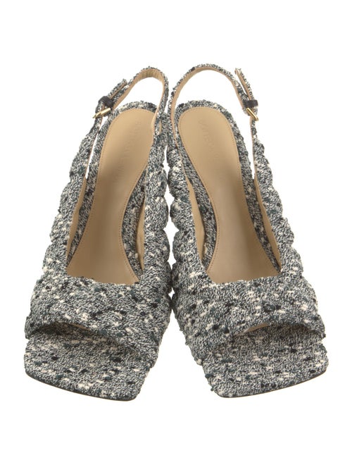Bottega Veneta Patterned Slingback Sandals
