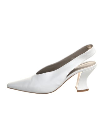 Bottega Veneta Leather Slingback Pumps