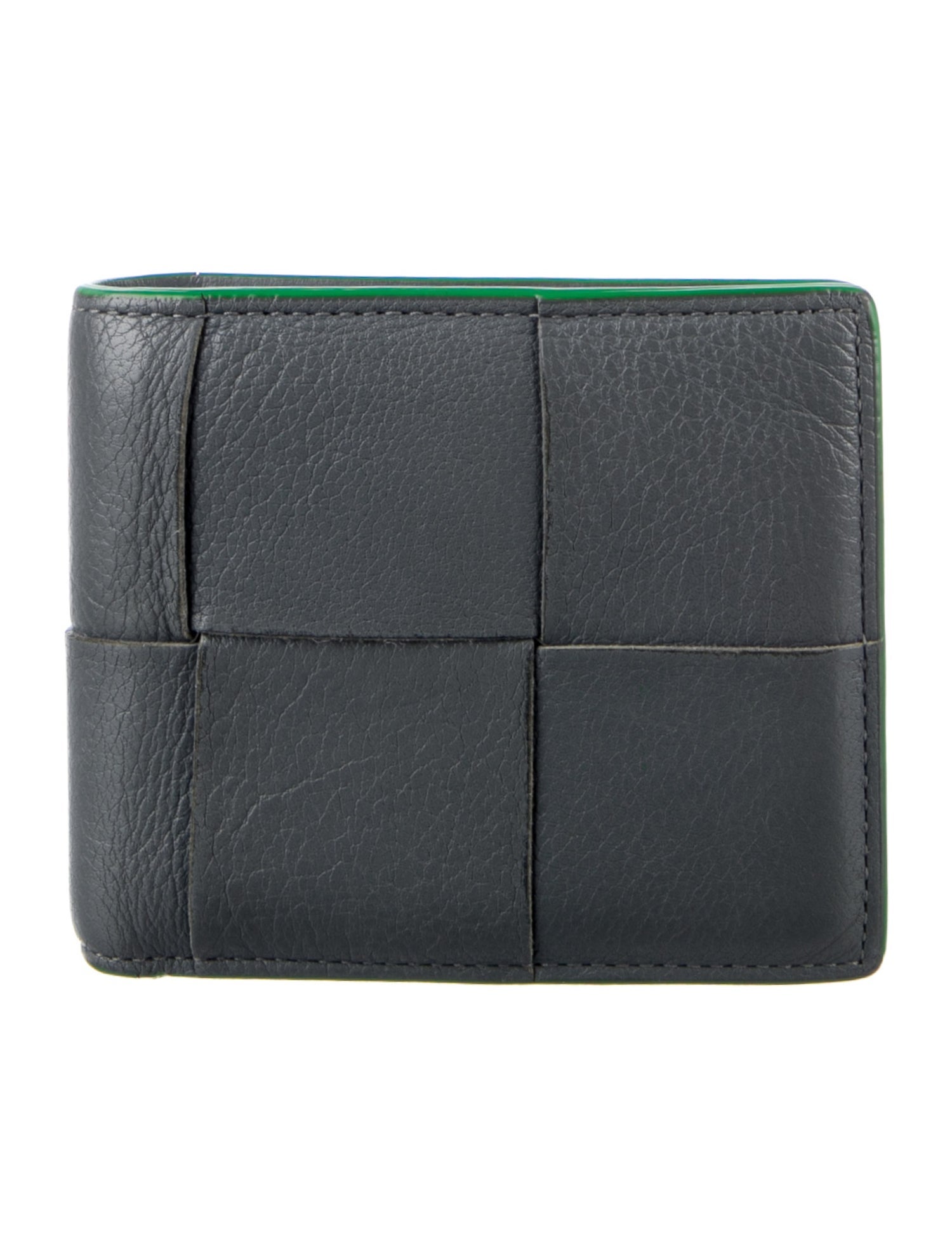 Bottega Veneta Cassette Intrecciato Weave Bifold Wallet