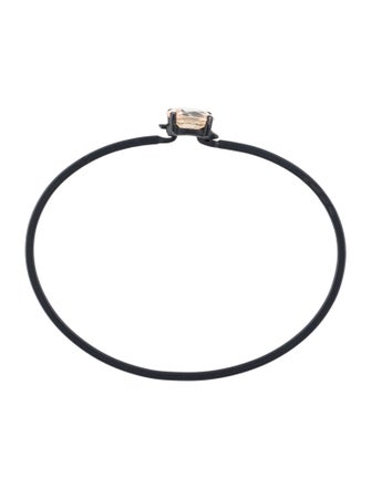 Bottega Veneta Crystal Bangle Bracelet