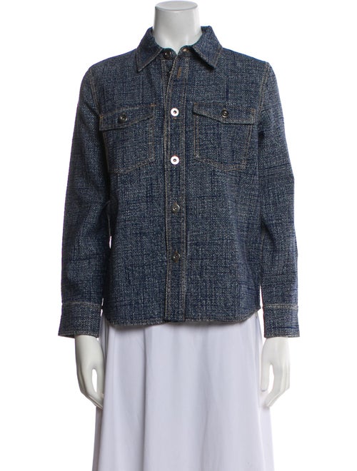 Bottega Veneta Tweed Pattern Evening Jacket