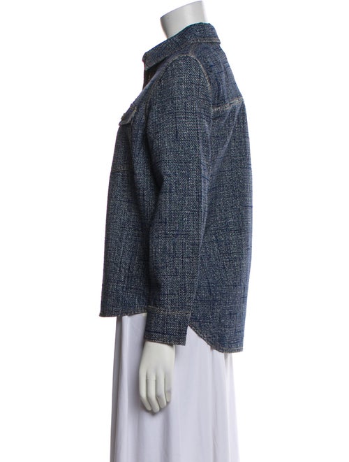Bottega Veneta Tweed Pattern Evening Jacket
