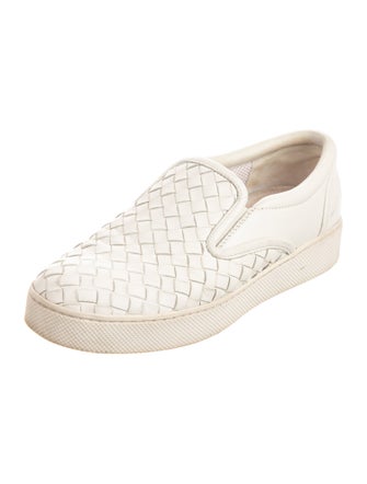 Bottega Veneta Intrecciato Weave Leather Oxfords