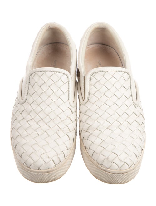 Bottega Veneta Intrecciato Weave Leather Oxfords
