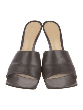 Bottega Veneta Leather Slides
