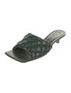 Bottega Veneta Quilted Pattern Leather Slides