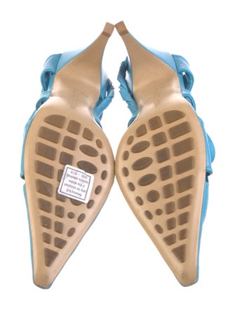 Bottega Veneta Leather Slingback Pumps