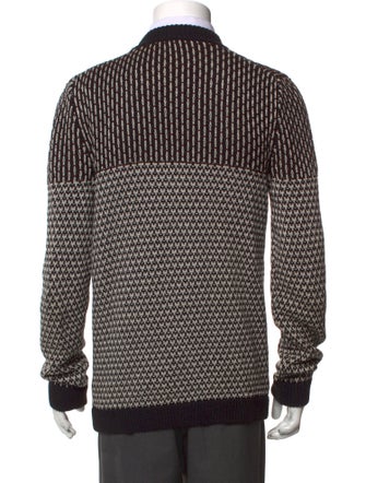 Bottega Veneta Printed V-Neck Cardigan