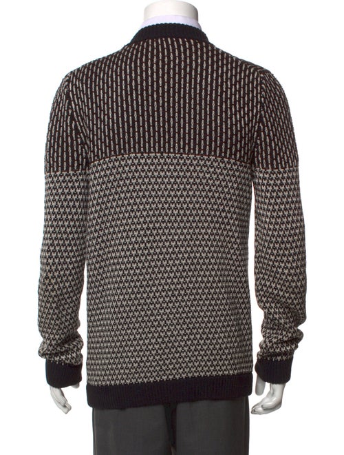 Bottega Veneta Printed V-Neck Cardigan