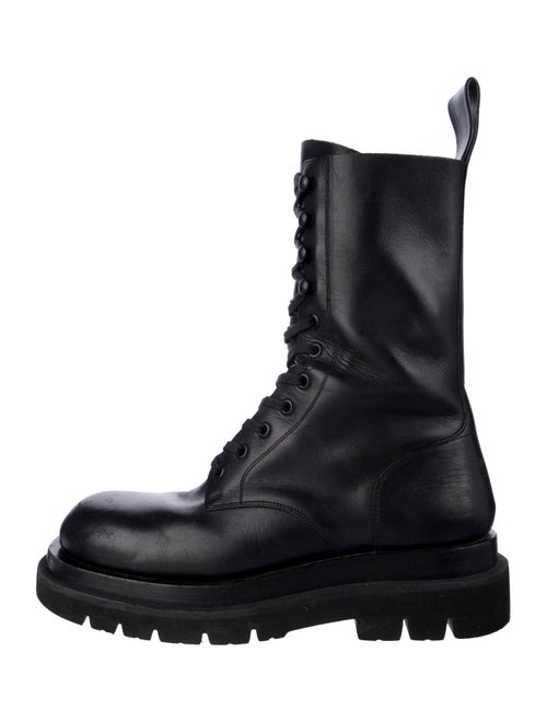 Bottega Veneta Leather Combat Boots