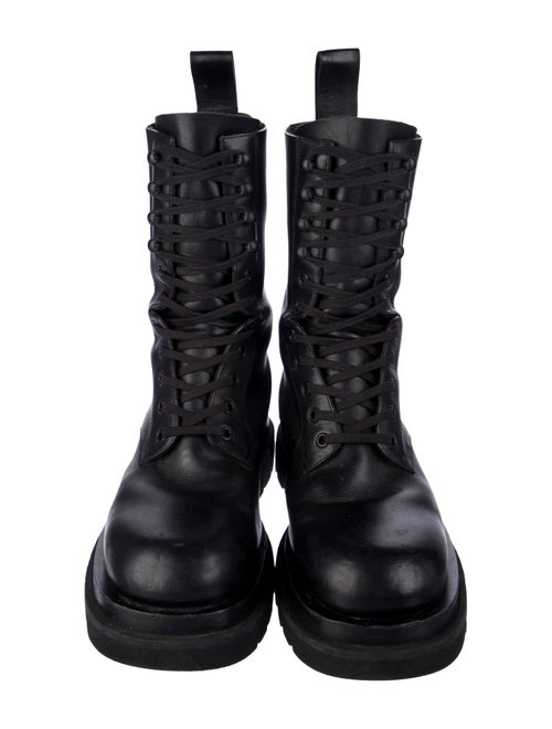 Bottega Veneta Leather Combat Boots