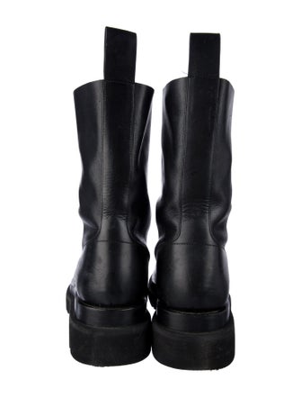Bottega Veneta Leather Combat Boots