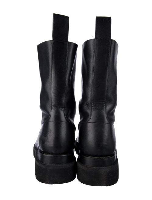 Bottega Veneta Leather Combat Boots