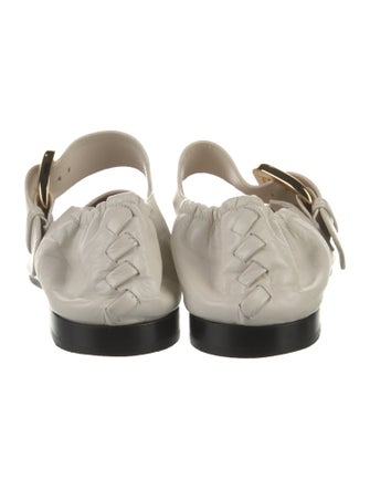 Bottega Veneta Leather Mary Jane Flats