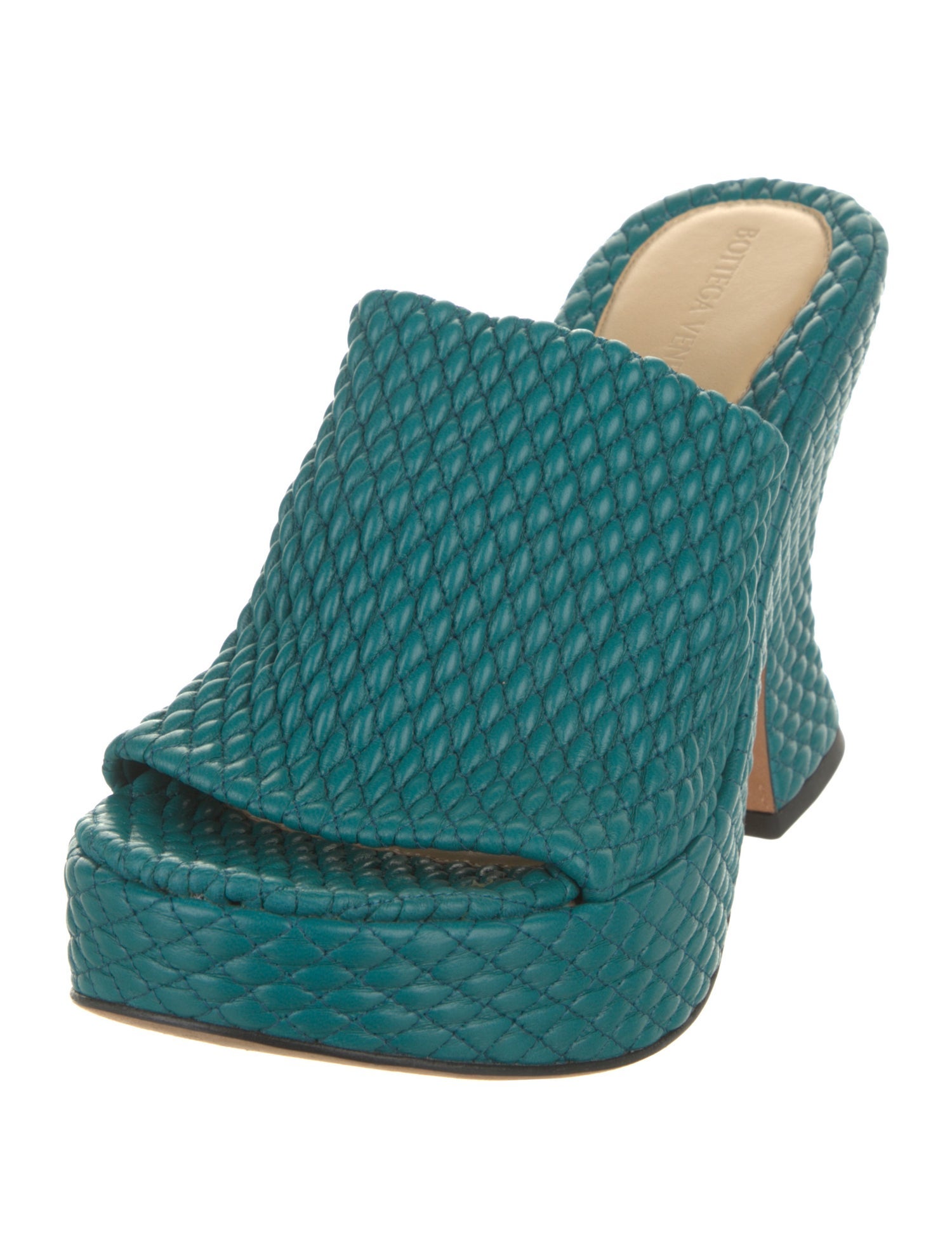 Bottega Veneta Leather Slides