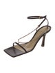 Bottega Veneta Leather Chain-Link Accents Sandals