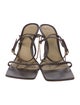 Bottega Veneta Leather Chain-Link Accents Sandals