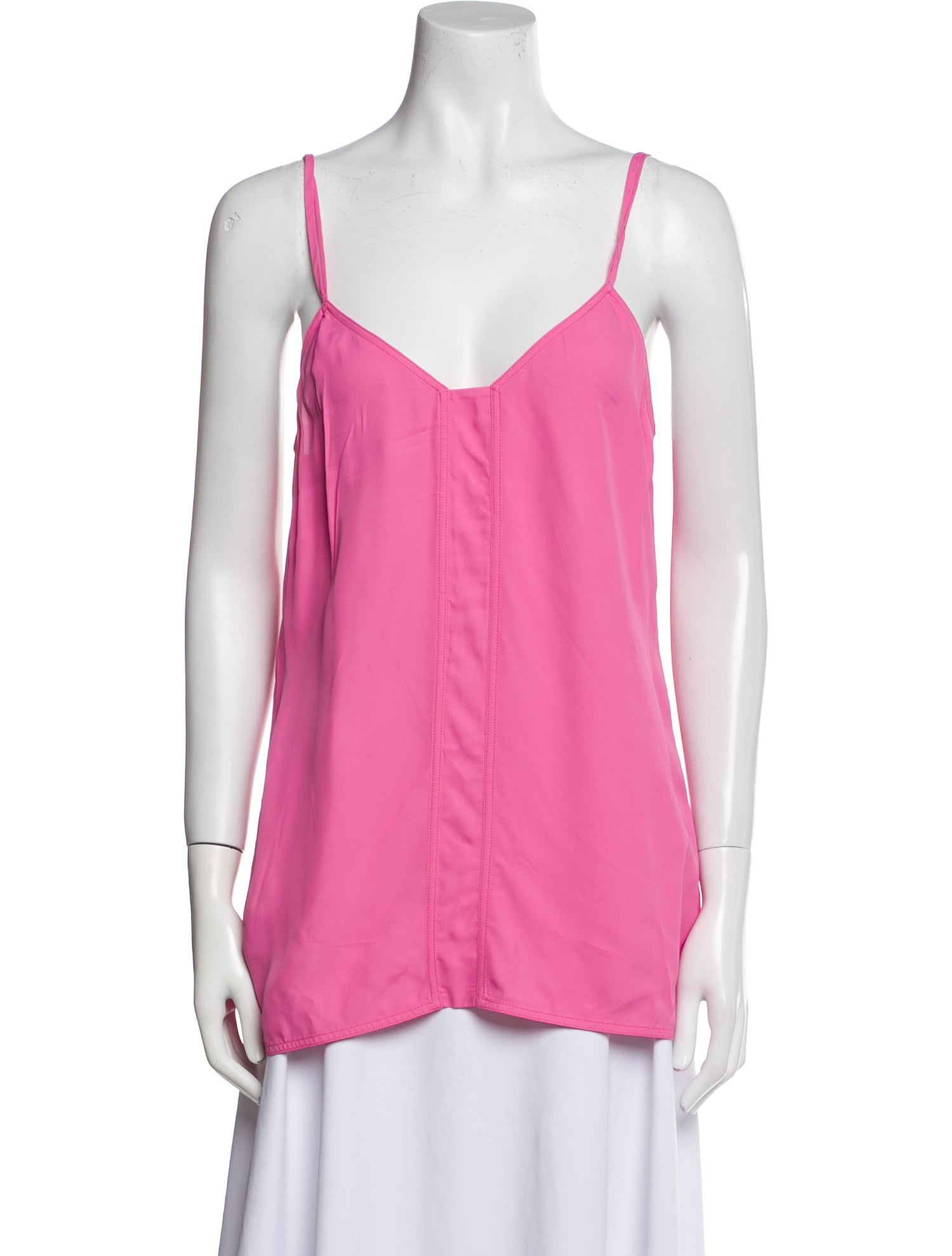 Bottega Veneta Silk V-Neck Top w/ Tags