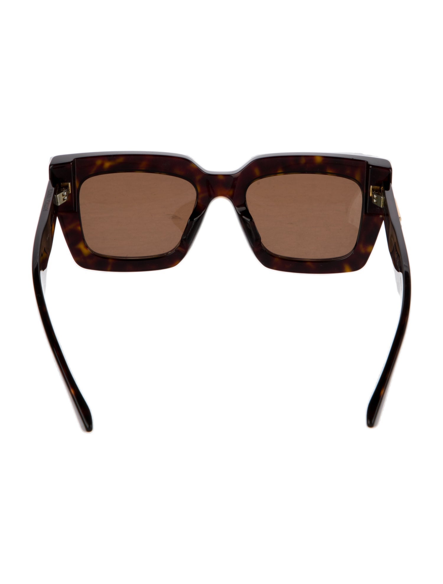 Bottega Veneta Intrecciato Weave Square Sunglasses