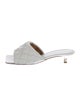 Bottega Veneta Quilted Pattern Leather Slides