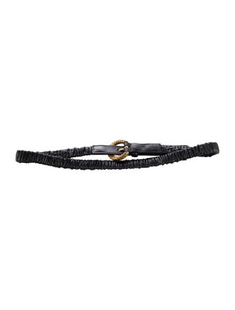 Bottega Veneta Skinny Leather Waist Belt