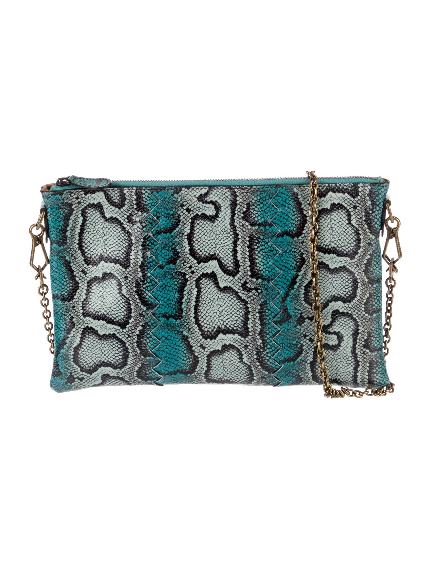 Bottega Veneta Python Clutch