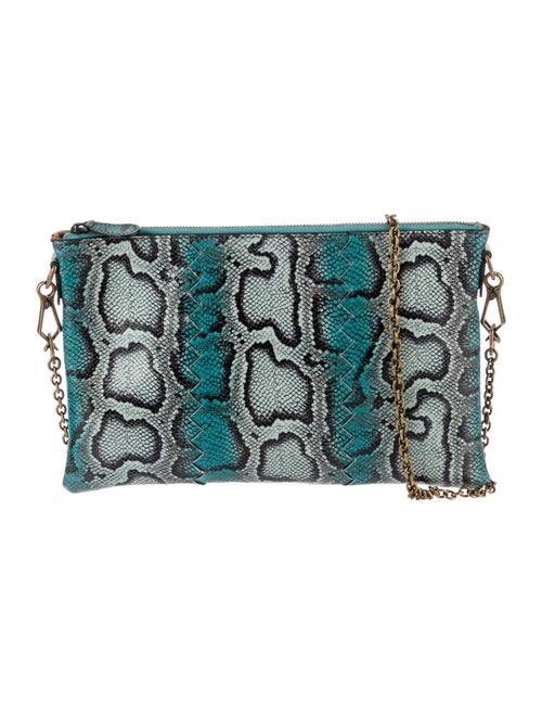 Bottega Veneta Python Clutch