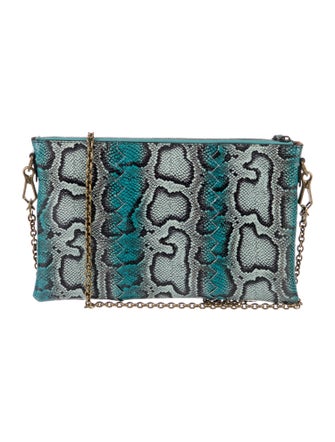 Bottega Veneta Python Clutch