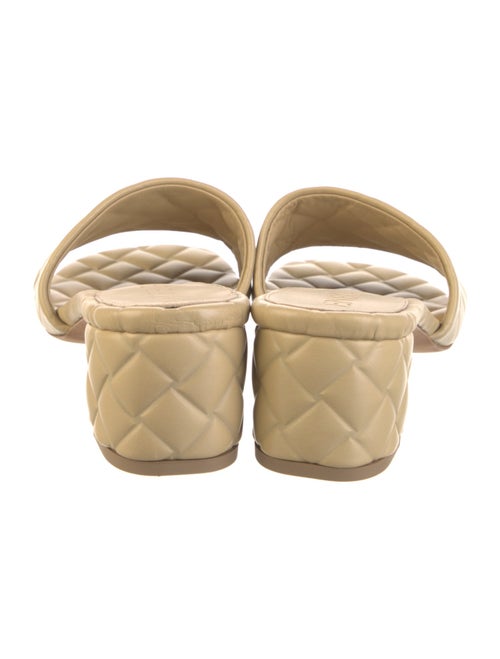 Bottega Veneta Embossed Leather Slides