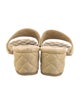 Bottega Veneta Embossed Leather Slides