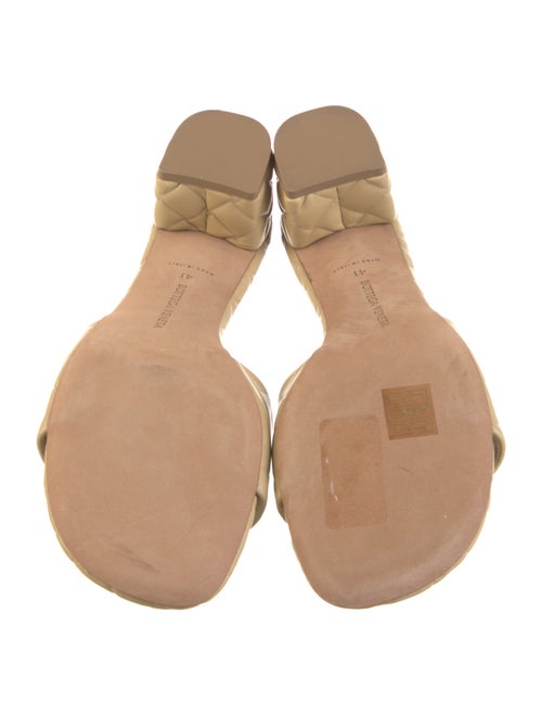 Bottega Veneta Embossed Leather Slides