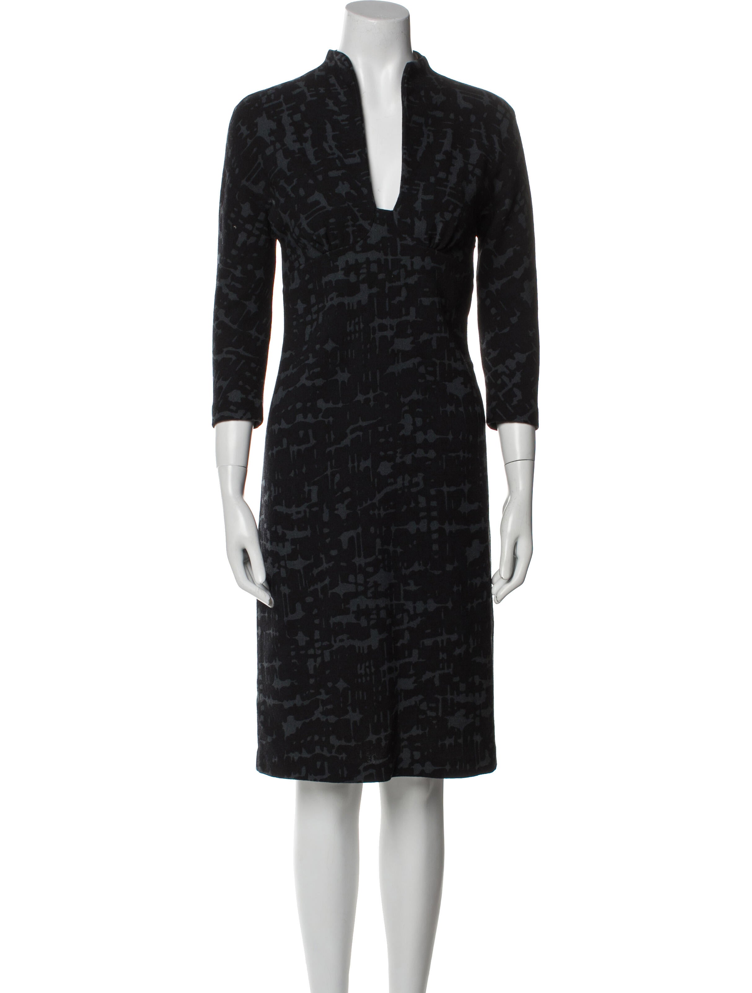 Bottega Veneta Virgin Wool Knee-Length Dress