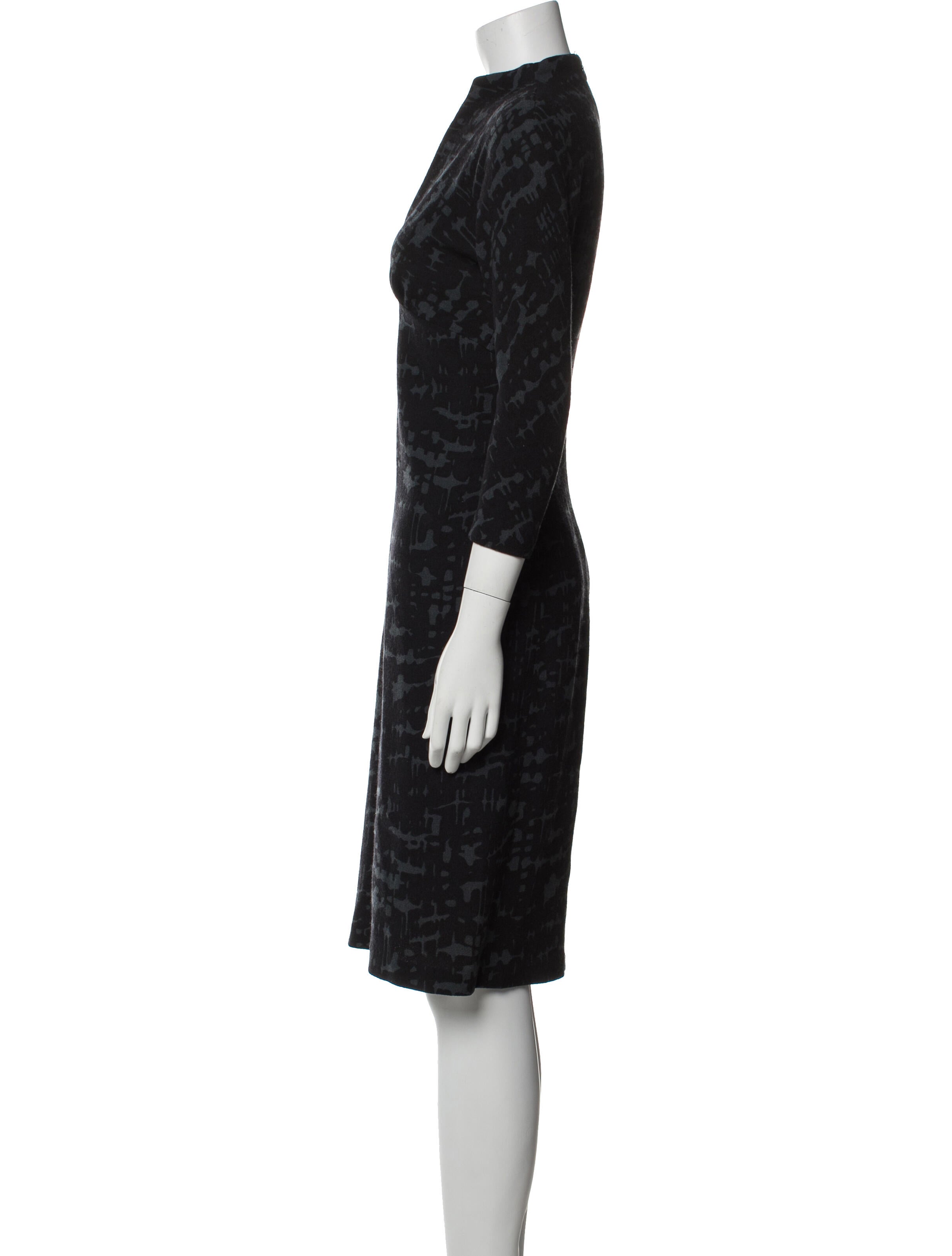 Bottega Veneta Virgin Wool Knee-Length Dress