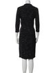 Bottega Veneta Virgin Wool Knee-Length Dress