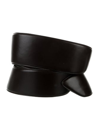 Bottega Veneta Wide Leather Waist Belt