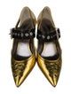 Bottega Veneta Leather Colorblock Pattern Pumps