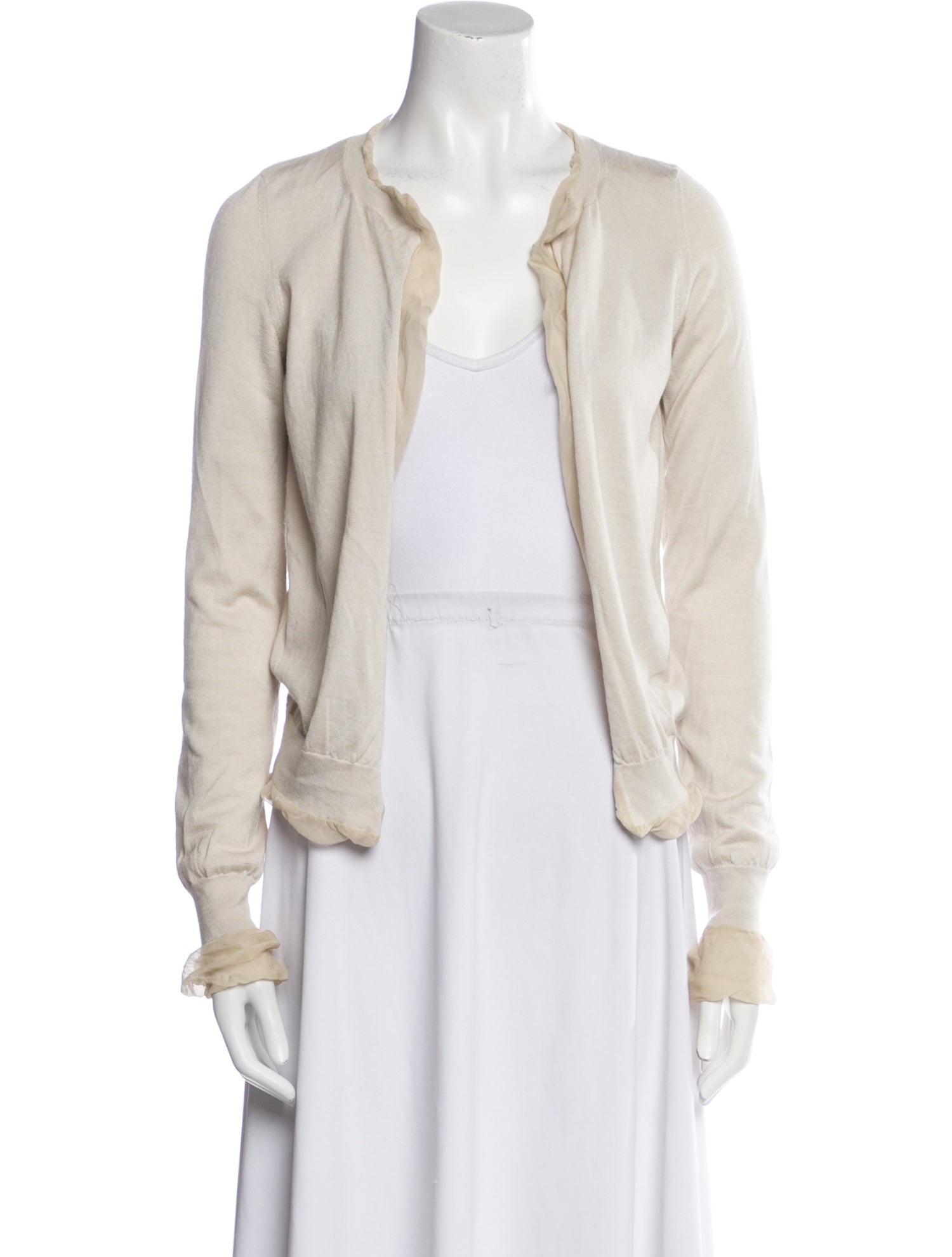 Bottega Veneta Cashmere Open Front Sweater