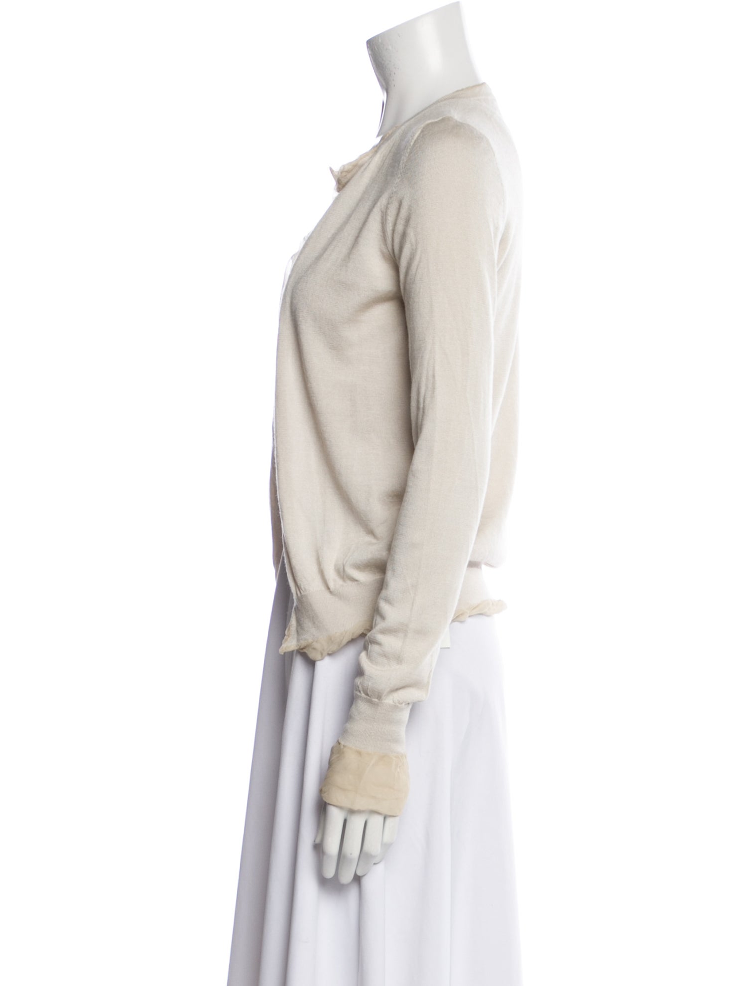 Bottega Veneta Cashmere Open Front Sweater