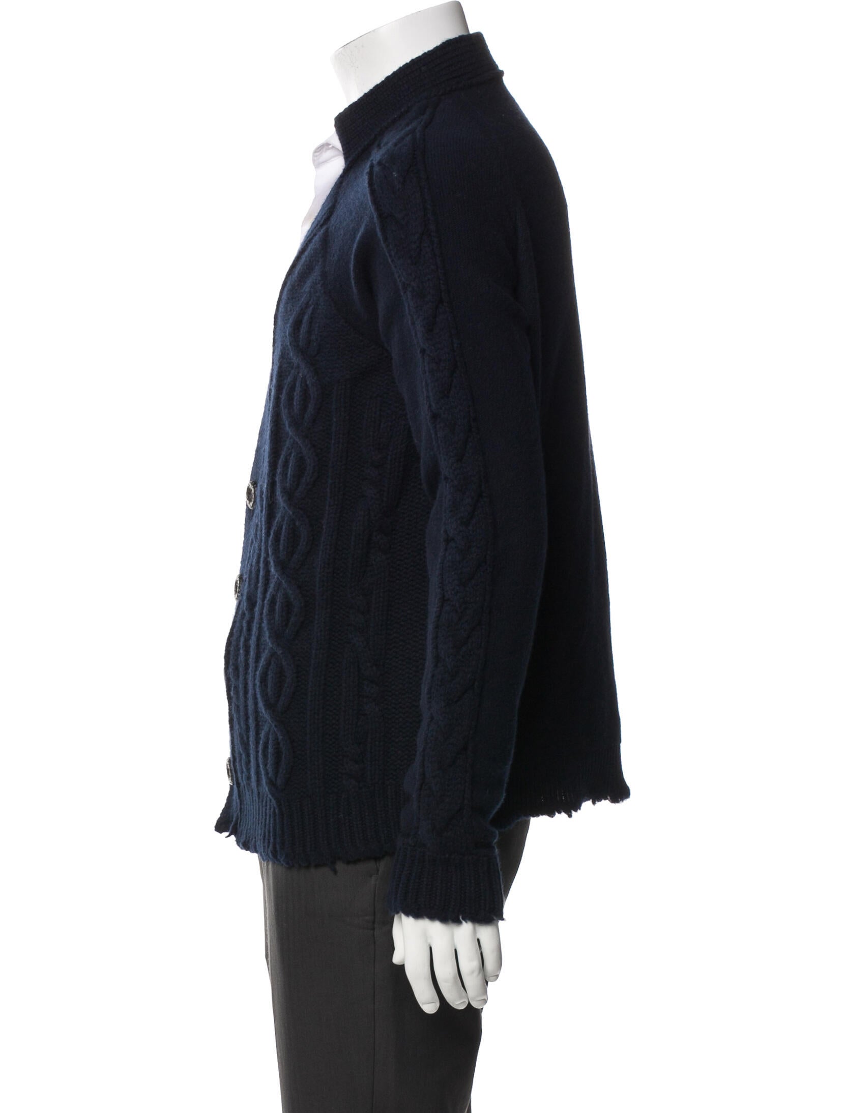 Bottega Veneta Merino Wool V-Neck Cardigan