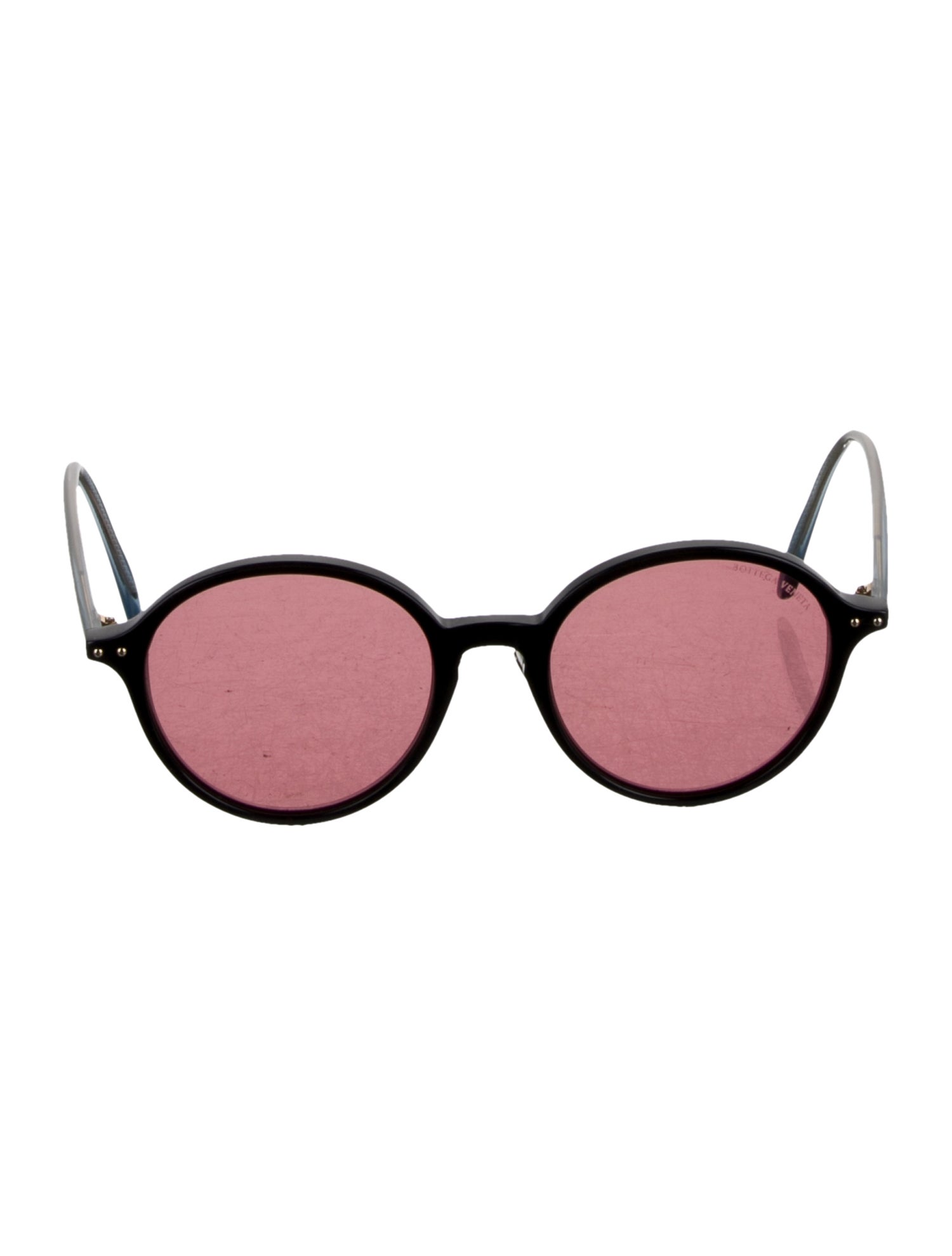 Bottega Veneta Round Tinted Sunglasses