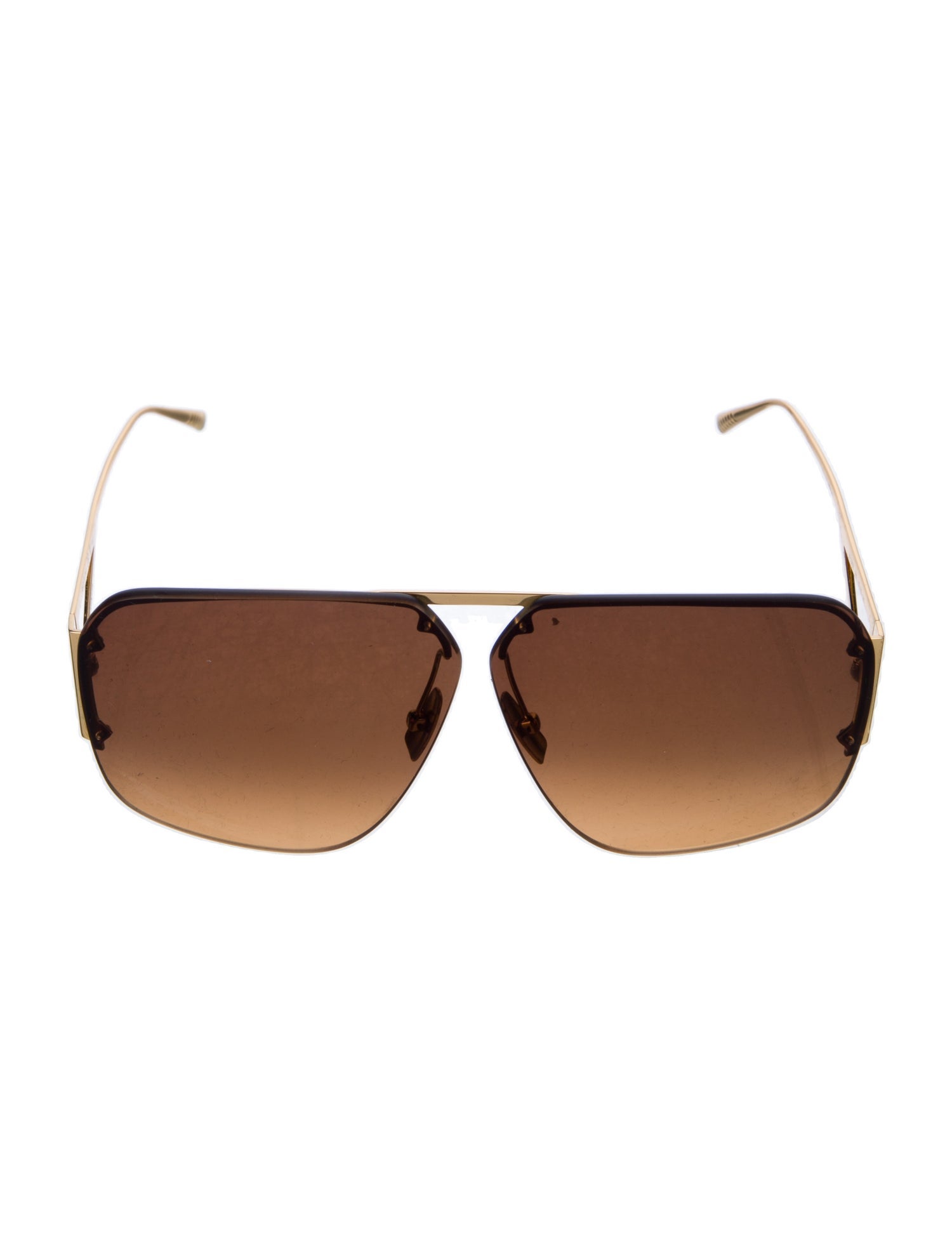Bottega Veneta Aviator Gradient Sunglasses
