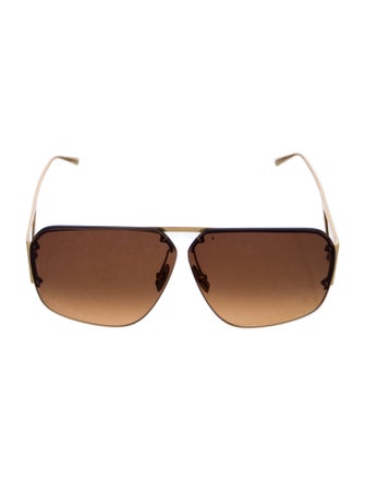 Bottega Veneta Aviator Gradient Sunglasses