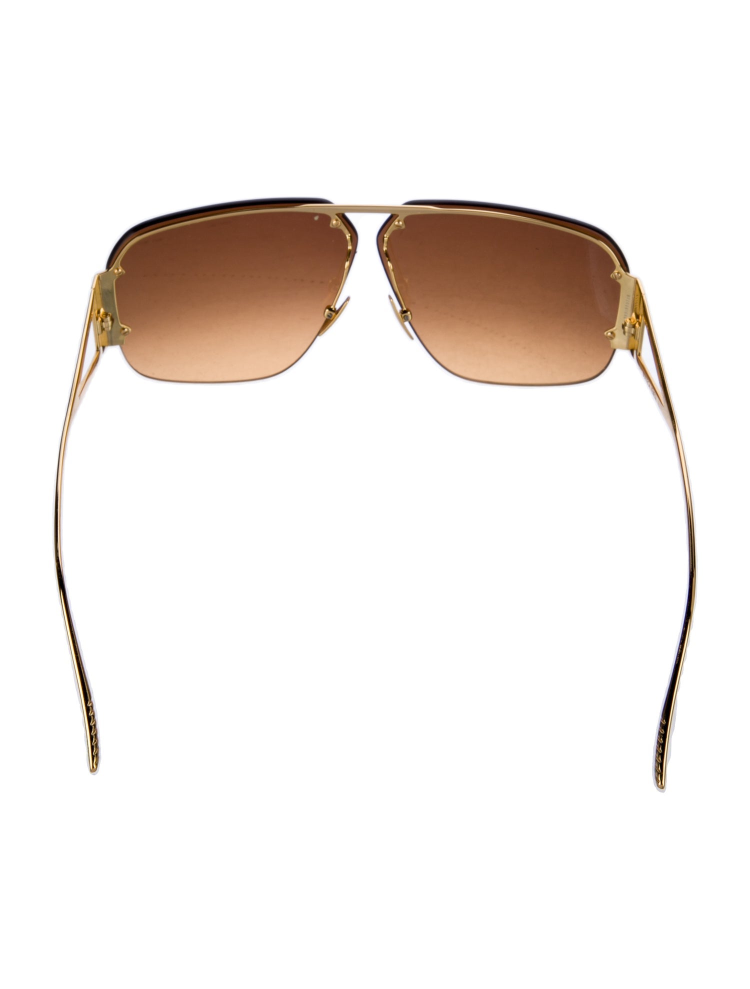 Bottega Veneta Aviator Gradient Sunglasses