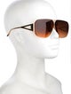 Bottega Veneta Aviator Gradient Sunglasses
