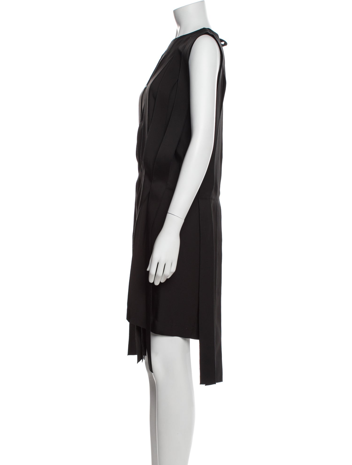 Bottega Veneta Bateau Neckline Midi Length Dress