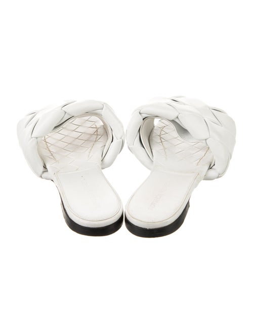 Bottega Veneta Intrecciato Weave Leather Slides