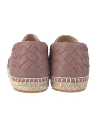 Bottega Veneta Intrecciato Weave Leather Espadrilles