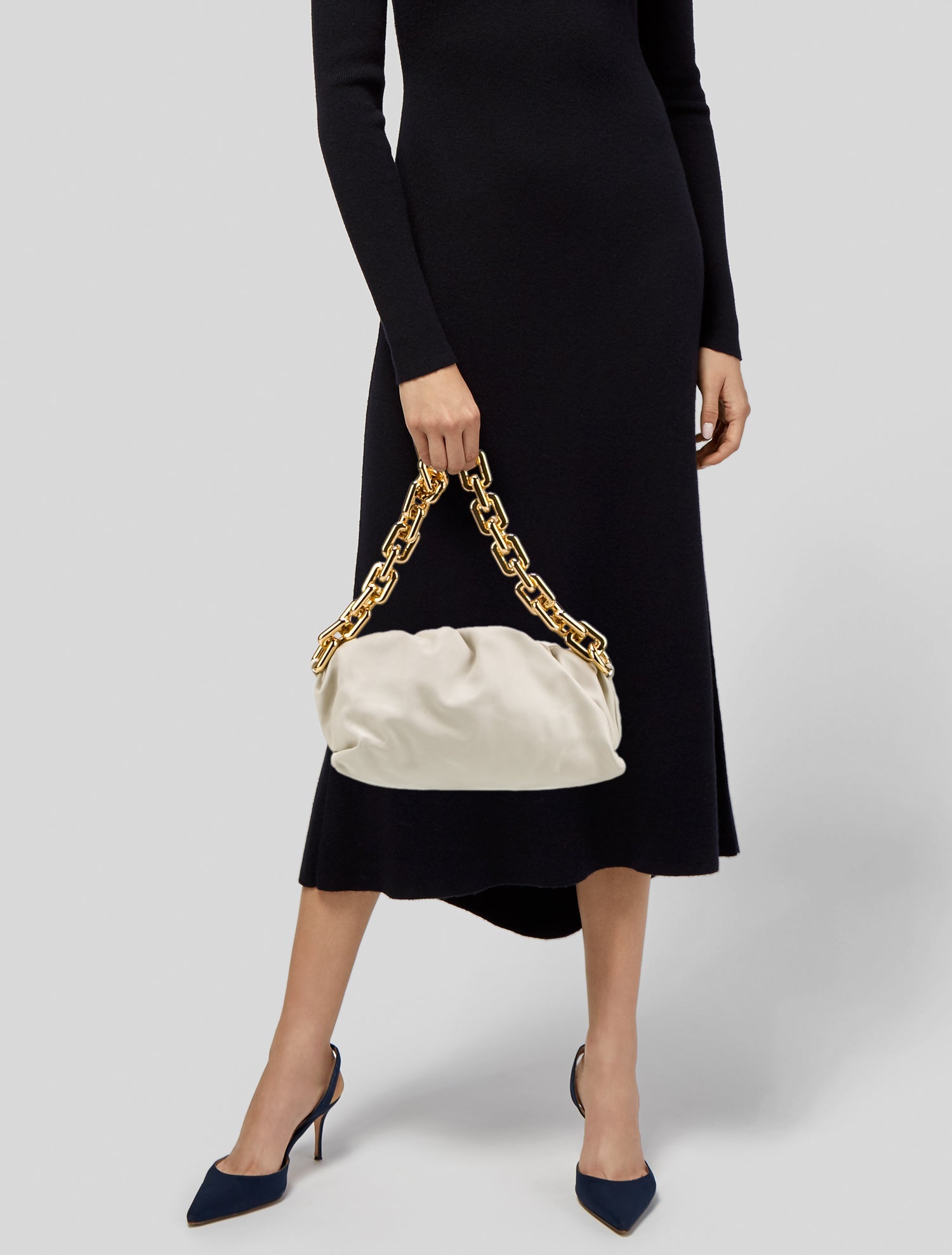 Bottega Veneta Leather Chain Pouch